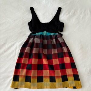 Vintage LaRok Side Cut Out Mini Dress Y2K